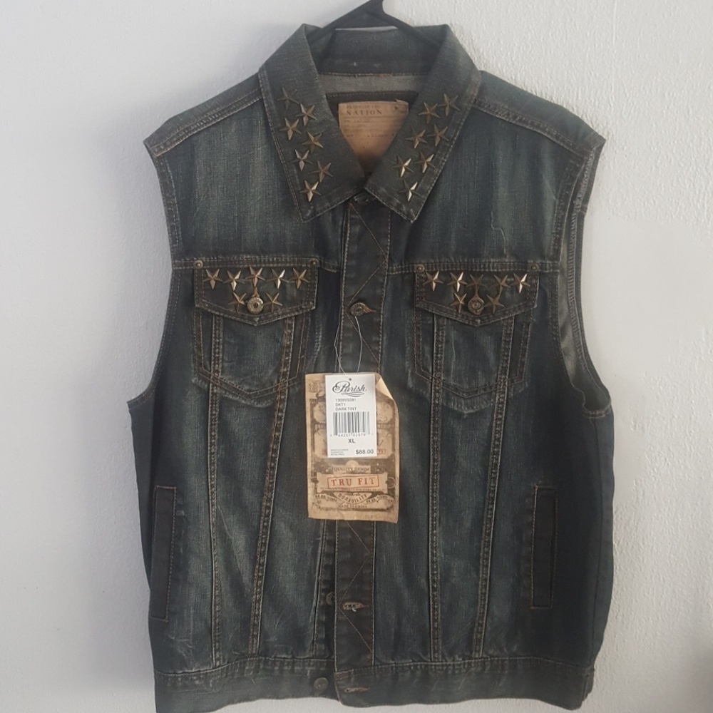 Parish Nation Jean  Vest
